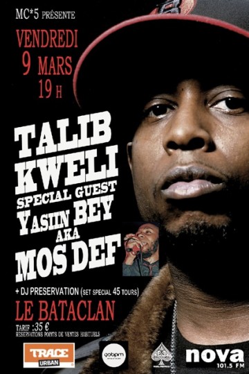 Talib Kweli et Mos Def - Bataclan