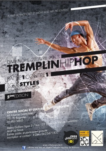 Affiche Tremplin HIP HOP 5